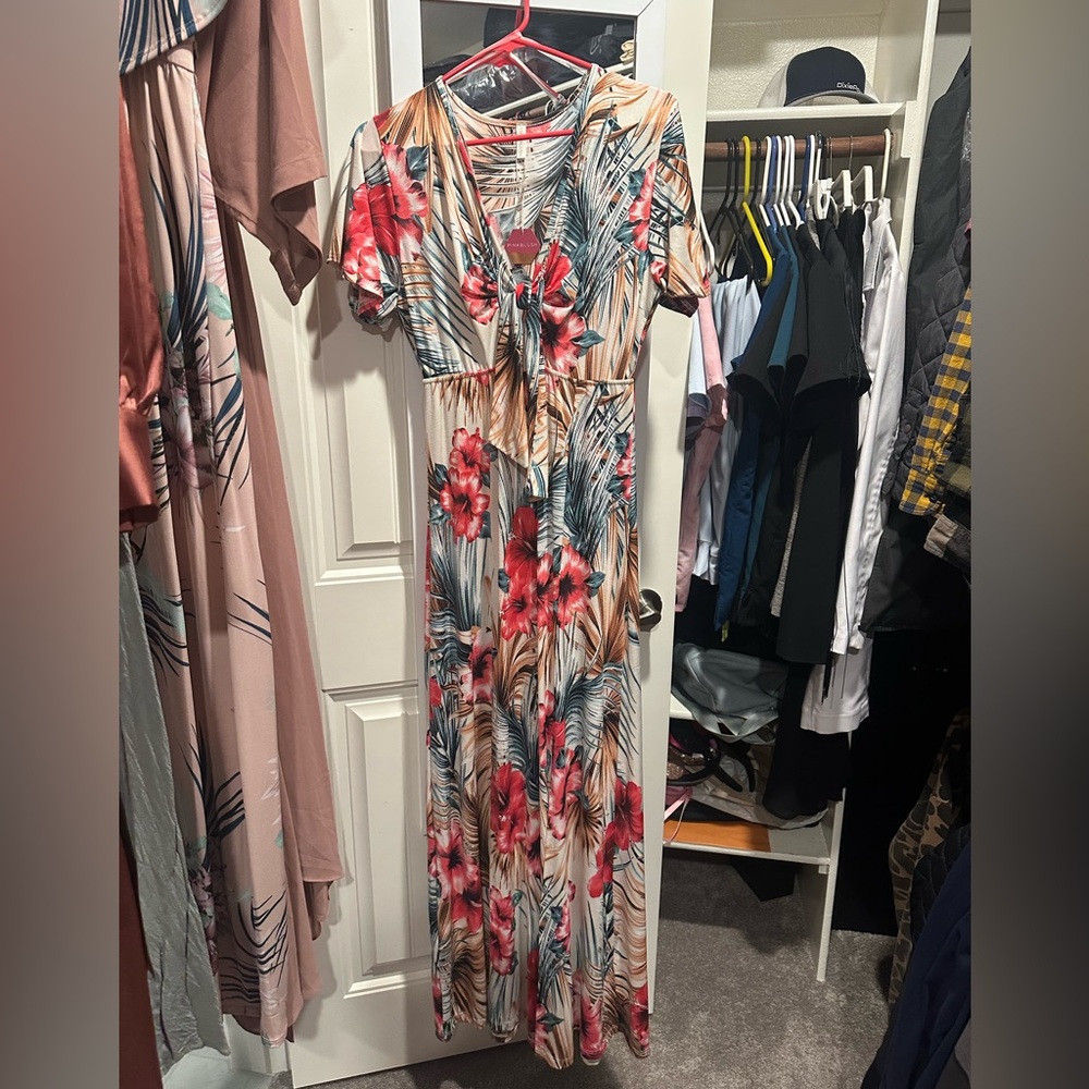 Pink blush dress NWT